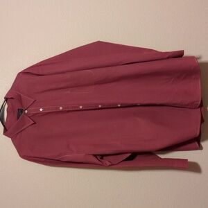 Roundtree & Yorke Casuals Long Sleeve Button Down Shirt